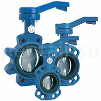 Поворотные дисковые затворы Keystone 320/322 с упругой посадкой 